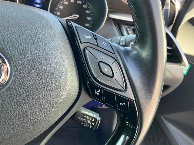 C-HR G ETC バックカメラ クリアランスソナー オートクルーズコントロール レーンアシスト 衝突被害軽減システム TV オートマチックハイビーム オートライト LEDヘッドランプ 社外19インチAW(7枚目)