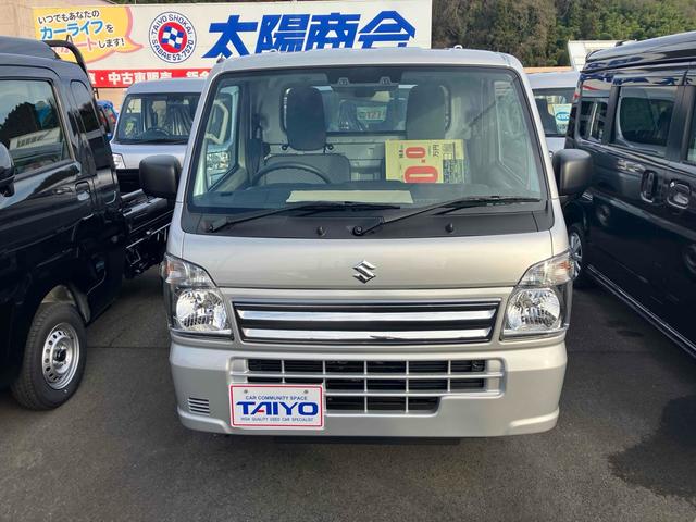 キャリイトラック ＫＣエアコン・パワステ　４ＷＤ　届出済未使用車　軽トラック　ＡＴ　クリアランスソナー　レーンアシスト　アイドリングストップ　オートライト　ＥＳＣ　エアコン　パワーステアリング　パワーウィンドウ（2枚目）