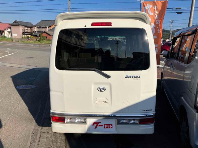 アトレーワゴン カスタムターボRSリミテッド 4WD 両側スライドドア・片側パワースライドドア ターボ アルミホイール(4枚目)