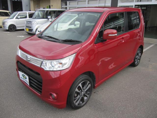 ワゴンＲスティングレー Ｔ　地デジフルセグＴＶ　イモビライザー　メモリ－ナビ　オ－トエアコン　ＡＵＴＯライト　パワーウィンドウ　パワーステ　運転席エアバック　ＡＢＳ　衝突安全ボディ　ＴＶナビ　Ｗエアバッグ（3枚目）