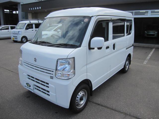 エブリイ ＰＣリミテッド　４ＷＤ　４ＡＴ　パワーウィンドゥ　セキュリティーアラーム　　ＥＴＣ装備　運転席エアバッグ　助手席エアバッグ　横滑り防止装置　キーレスエントリー　パワーステアリング　マニュアルエアコン　ＡＢＳ（3枚目）