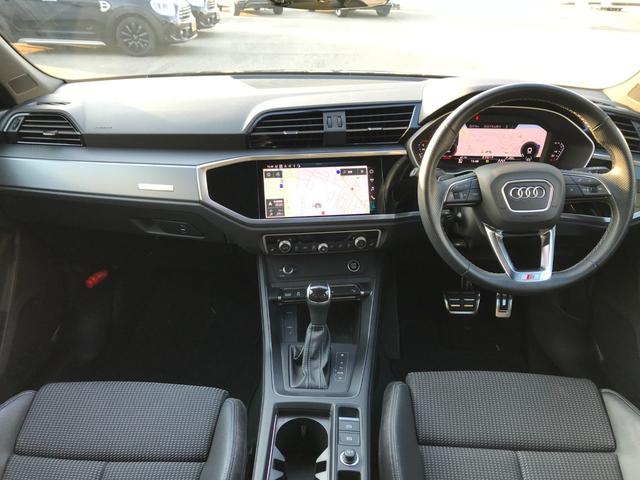 Ｑ３スポーツバック ３５ＴＦＳＩ　Ｓライン　ワンオーナー　純正ナビＴＶ　ＬＥＤオートハイビーム　バーチャルコックピット　レーダブレーキ　レーンアシスト　ＡＣＣ　パワーバックドア　前後ソナー　ダインヒルコントロール　バックカメラ　純正１９ＡＷ（6枚目）