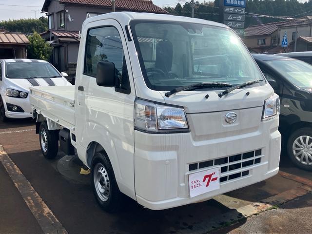 ハイゼットトラック スタンダード　４ＷＤ　オートマ　エアコン　パワステ　衝突被害軽減システム　アイドリングストップ　三方開　積載量３５０ｋｇ　ヘッドライトレベライザー（3枚目）