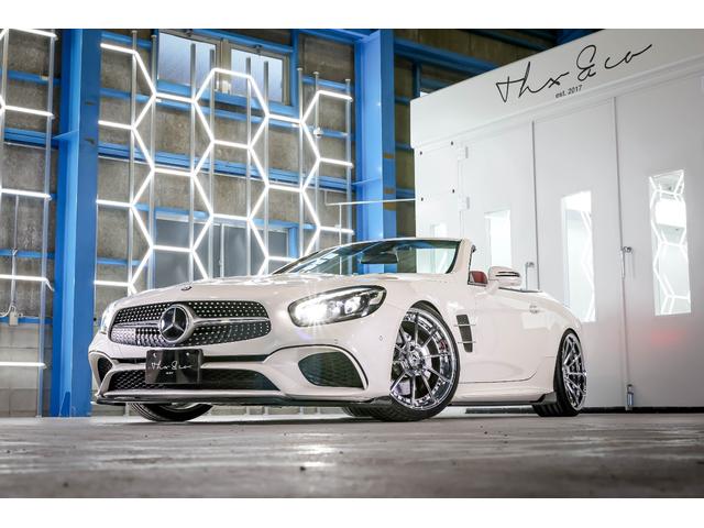 ＳＬ ＳＬ４００　正規Ｄ車　ＥＳＰＲＩＴカーボンフルボディキット　ＦＯＲＧＩＡＴＯマルチ鍛造　Ｆ２０　Ｒ２１　ミシュランＰＳ４Ｓ　ロワリング　レッドレザーインテリア（8枚目）