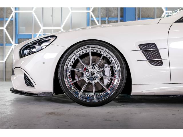 ＳＬ ＳＬ４００　正規Ｄ車　ＥＳＰＲＩＴカーボンフルボディキット　ＦＯＲＧＩＡＴＯマルチ鍛造　Ｆ２０　Ｒ２１　ミシュランＰＳ４Ｓ　ロワリング　レッドレザーインテリア（19枚目）