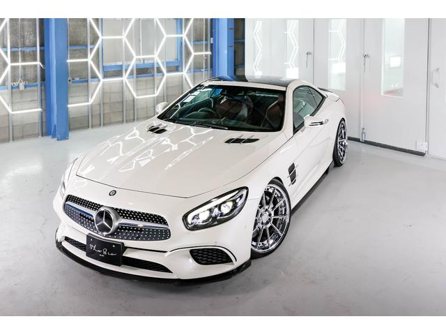 ＳＬ ＳＬ４００　正規Ｄ車　ＥＳＰＲＩＴカーボンフルボディキット　ＦＯＲＧＩＡＴＯマルチ鍛造　Ｆ２０　Ｒ２１　ミシュランＰＳ４Ｓ　ロワリング　レッドレザーインテリア（24枚目）
