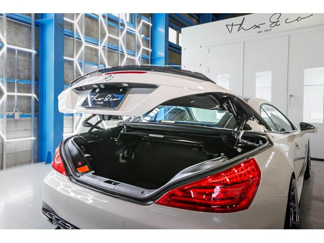 ＳＬ ＳＬ４００　正規Ｄ車　ＥＳＰＲＩＴカーボンフルボディキット　ＦＯＲＧＩＡＴＯマルチ鍛造　Ｆ２０　Ｒ２１　ミシュランＰＳ４Ｓ　ロワリング　レッドレザーインテリア（55枚目）