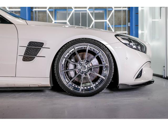 ＳＬ ＳＬ４００　正規Ｄ車　ＥＳＰＲＩＴカーボンフルボディキット　ＦＯＲＧＩＡＴＯマルチ鍛造　Ｆ２０　Ｒ２１　ミシュランＰＳ４Ｓ　ロワリング　レッドレザーインテリア（60枚目）