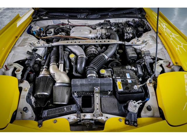 RX-7 タイプRB Sパッケージ RE雨宮ワイドボディキットカスタム BBSアルミ 車高調 追加メーター momoステアリング イエロー全塗装塗替え(18枚目)