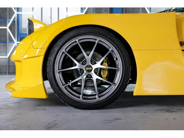 RX-7 タイプRB Sパッケージ RE雨宮ワイドボディキットカスタム BBSアルミ 車高調 追加メーター momoステアリング イエロー全塗装塗替え(19枚目)