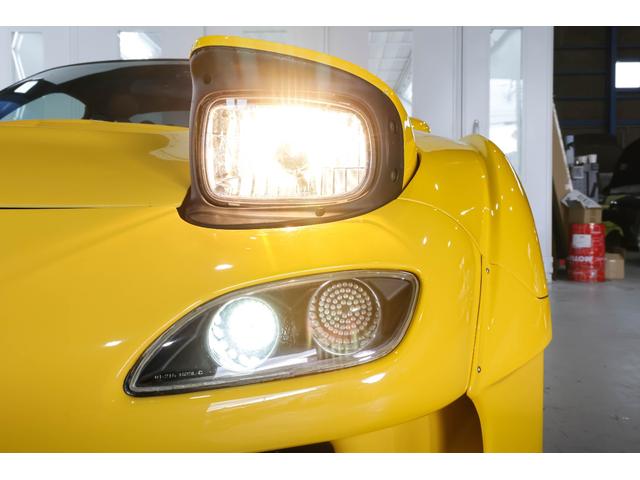 RX-7 タイプRB Sパッケージ RE雨宮ワイドボディキットカスタム BBSアルミ 車高調 追加メーター momoステアリング イエロー全塗装塗替え(26枚目)