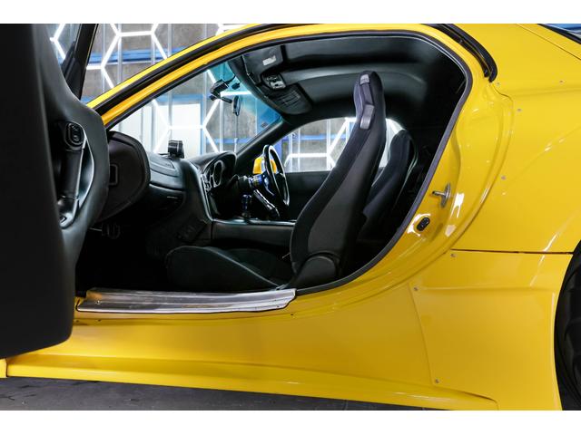 RX-7 タイプRB Sパッケージ RE雨宮ワイドボディキットカスタム BBSアルミ 車高調 追加メーター momoステアリング イエロー全塗装塗替え(36枚目)