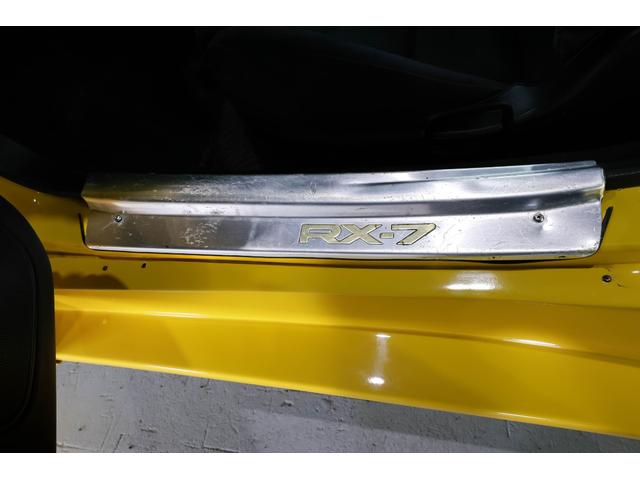 RX-7 タイプRB Sパッケージ RE雨宮ワイドボディキットカスタム BBSアルミ 車高調 追加メーター momoステアリング イエロー全塗装塗替え(37枚目)