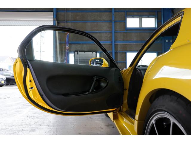 RX-7 タイプRB Sパッケージ RE雨宮ワイドボディキットカスタム BBSアルミ 車高調 追加メーター momoステアリング イエロー全塗装塗替え(39枚目)