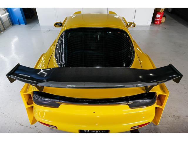 RX-7 タイプRB Sパッケージ RE雨宮ワイドボディキットカスタム BBSアルミ 車高調 追加メーター momoステアリング イエロー全塗装塗替え(71枚目)