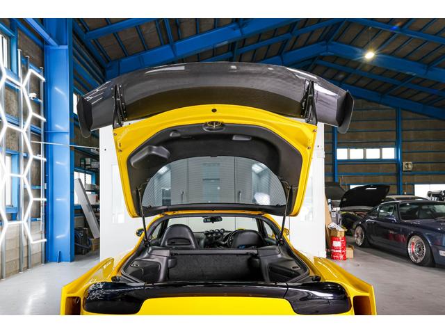 RX-7 タイプRB Sパッケージ RE雨宮ワイドボディキットカスタム BBSアルミ 車高調 追加メーター momoステアリング イエロー全塗装塗替え(75枚目)