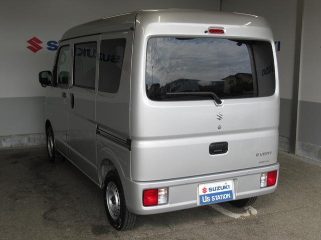 エブリイ PA 4WD/4AT オートライト アイドリングストップ 横滑り防止機能 衝突安全ボディ 4WD 衝突防止システム ABS エアコン パワーステアリング エアバッグ(4枚目)