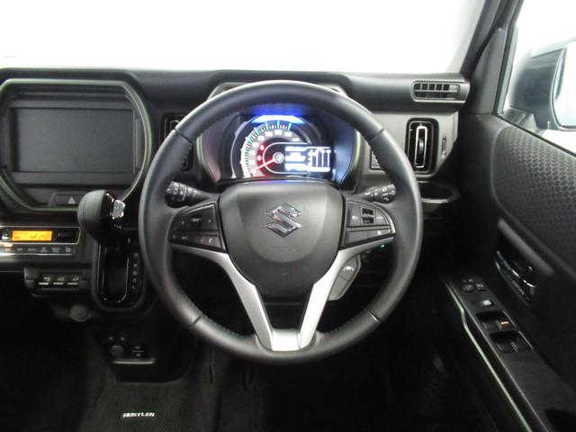 ハスラー タフワイルド　４ＷＤ／アダプティブクルーズコントロール　オートライト　プッシュスタート　シートヒーター　オートエアコン　衝突被害軽減システム　アイドリングストップ　横滑り防止機能　衝突安全ボディ　盗難防止システム（7枚目）