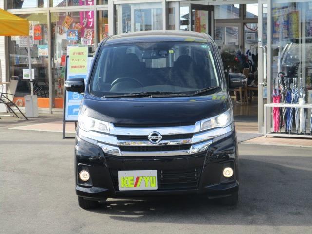 ハイウェイスター Gターボ ターボ 禁煙車 衝突軽減 地デジSDナビ 全方囲カメラ ブルートゥース DVD ETC GPSレーダー アイドリング HID オートハイビーム 純正アルミ スマートキー USBソケット 純正エアロ(19枚目)