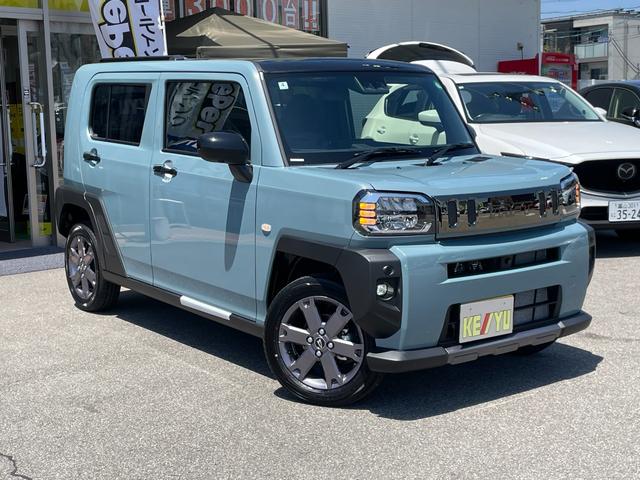 タフト Ｇターボ　ダーククロムベンチャー【４ＷＤ】【届出済未使用車】　【新品ナビ取付】パノラマモニター対応カメラ　寒冷地仕様【スカイフィールトップ】衝突軽減装置　前後誤発進抑制機能【スマートクルーズパック】シートヒーター　コーナーセンサー　ＬＥＤライト　オートハイビーム（57枚目）