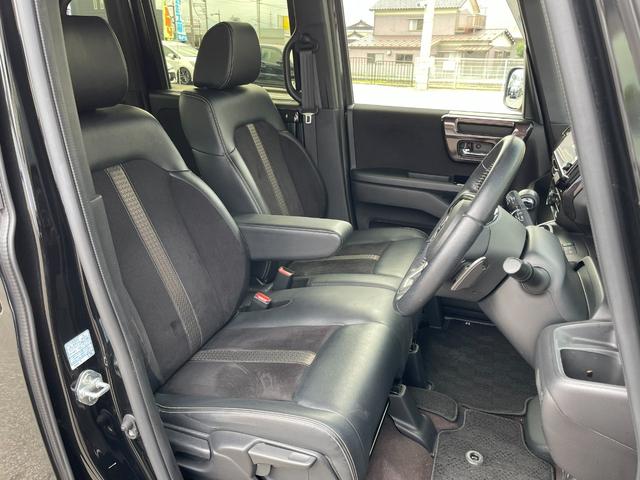 Ｎ－ＢＯＸカスタム Ｇ・Ｌターボホンダセンシング【三重仕入】【衝突軽減】【禁煙】　【車線逸脱警報】【純正８型ＳＤナビ／地デジ／ＢＴ接続／バックカメラ】【追従クルコン】【両側電動ドア】【ＬＥＤオートライト】ヒータ付ハーフレザー　ＥＴＣ　コーナーセンサ－　パドルシフト　オートＡ／Ｃ（13枚目）