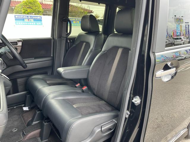 Ｎ－ＢＯＸカスタム Ｇ・Ｌターボホンダセンシング【三重仕入】【衝突軽減】【禁煙】　【車線逸脱警報】【純正８型ＳＤナビ／地デジ／ＢＴ接続／バックカメラ】【追従クルコン】【両側電動ドア】【ＬＥＤオートライト】ヒータ付ハーフレザー　ＥＴＣ　コーナーセンサ－　パドルシフト　オートＡ／Ｃ（18枚目）