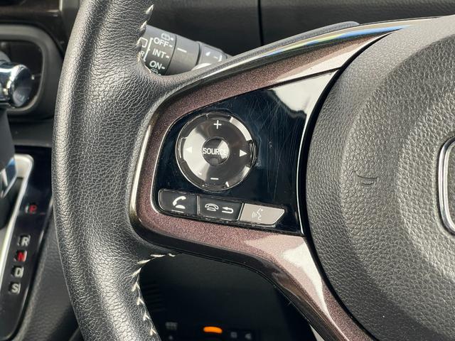 Ｎ－ＢＯＸカスタム Ｇ・Ｌターボホンダセンシング【三重仕入】【衝突軽減】【禁煙】　【車線逸脱警報】【純正８型ＳＤナビ／地デジ／ＢＴ接続／バックカメラ】【追従クルコン】【両側電動ドア】【ＬＥＤオートライト】ヒータ付ハーフレザー　ＥＴＣ　コーナーセンサ－　パドルシフト　オートＡ／Ｃ（27枚目）