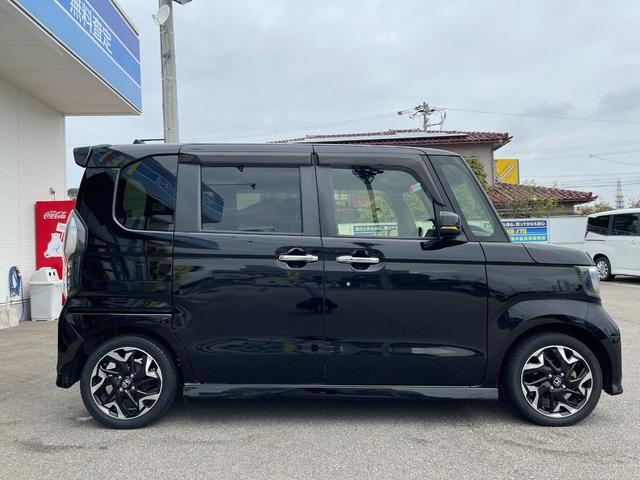 Ｎ－ＢＯＸカスタム Ｇ・Ｌターボホンダセンシング【三重仕入】【衝突軽減】【禁煙】　【車線逸脱警報】【純正８型ＳＤナビ／地デジ／ＢＴ接続／バックカメラ】【追従クルコン】【両側電動ドア】【ＬＥＤオートライト】ヒータ付ハーフレザー　ＥＴＣ　コーナーセンサ－　パドルシフト　オートＡ／Ｃ（46枚目）