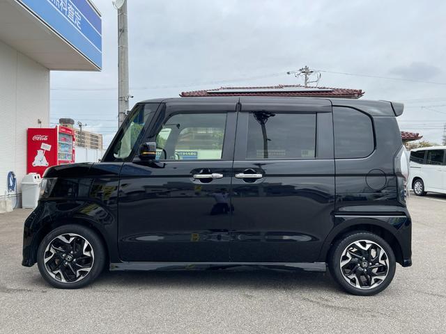Ｎ－ＢＯＸカスタム Ｇ・Ｌターボホンダセンシング【三重仕入】【衝突軽減】【禁煙】　【車線逸脱警報】【純正８型ＳＤナビ／地デジ／ＢＴ接続／バックカメラ】【追従クルコン】【両側電動ドア】【ＬＥＤオートライト】ヒータ付ハーフレザー　ＥＴＣ　コーナーセンサ－　パドルシフト　オートＡ／Ｃ（47枚目）