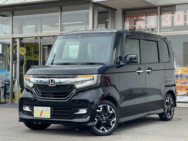 Ｎ－ＢＯＸカスタム Ｇ・Ｌターボホンダセンシング【三重仕入】【衝突軽減】【禁煙】　【車線逸脱警報】【純正８型ＳＤナビ／地デジ／ＢＴ接続／バックカメラ】【追従クルコン】【両側電動ドア】【ＬＥＤオートライト】ヒータ付ハーフレザー　ＥＴＣ　コーナーセンサ－　パドルシフト　オートＡ／Ｃ（49枚目）