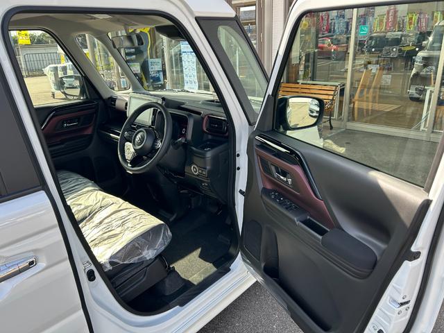 スペーシアカスタム ハイブリッドXSターボ【4WD】【届出済未使用車】衝突軽減 【車線逸脱警報】【純正9型メモリーナビ/地デジ/BT接続/全方位カメラ】【追従クルコン】【両側電動ドア】【LEDオートライト】ヒータ付ハーフレザー 電動パーキング HUD コーナーセンサ- 後席送風機(21枚目)