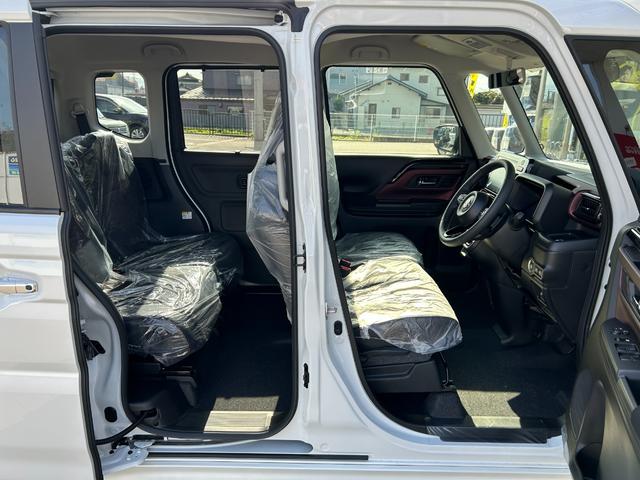 スペーシアカスタム ハイブリッドXSターボ【4WD】【届出済未使用車】衝突軽減 【車線逸脱警報】【純正9型メモリーナビ/地デジ/BT接続/全方位カメラ】【追従クルコン】【両側電動ドア】【LEDオートライト】ヒータ付ハーフレザー 電動パーキング HUD コーナーセンサ- 後席送風機(23枚目)