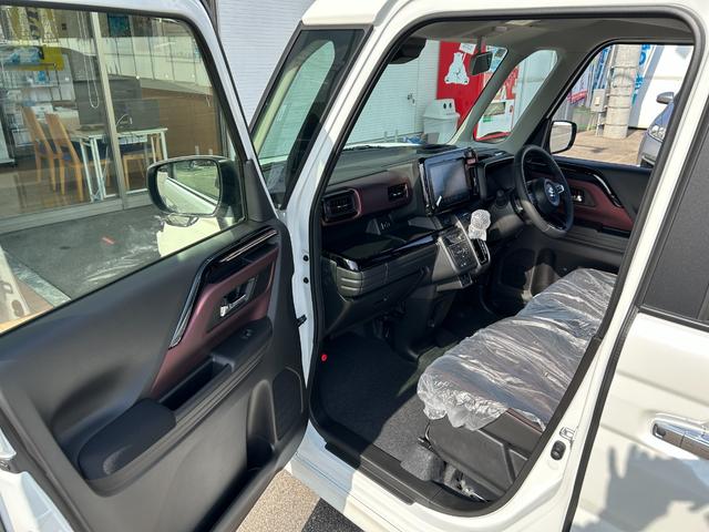 スペーシアカスタム ハイブリッドXSターボ【4WD】【届出済未使用車】衝突軽減 【車線逸脱警報】【純正9型メモリーナビ/地デジ/BT接続/全方位カメラ】【追従クルコン】【両側電動ドア】【LEDオートライト】ヒータ付ハーフレザー 電動パーキング HUD コーナーセンサ- 後席送風機(25枚目)