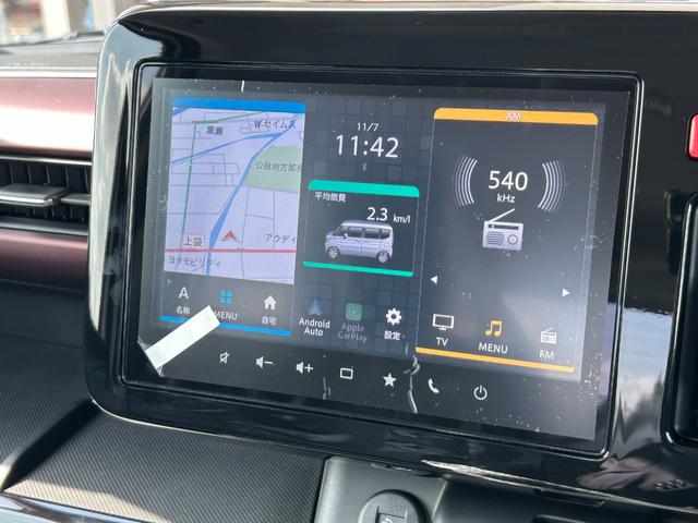 スペーシアカスタム ハイブリッドXSターボ【4WD】【届出済未使用車】衝突軽減 【車線逸脱警報】【純正9型メモリーナビ/地デジ/BT接続/全方位カメラ】【追従クルコン】【両側電動ドア】【LEDオートライト】ヒータ付ハーフレザー 電動パーキング HUD コーナーセンサ- 後席送風機(32枚目)