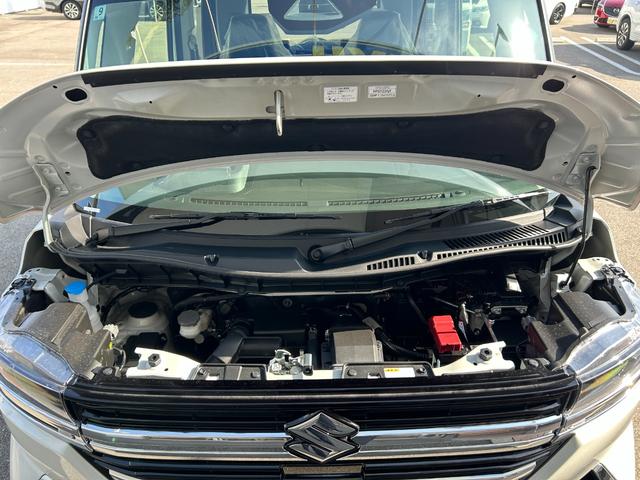 スペーシアカスタム ハイブリッドXSターボ【4WD】【届出済未使用車】衝突軽減 【車線逸脱警報】【純正9型メモリーナビ/地デジ/BT接続/全方位カメラ】【追従クルコン】【両側電動ドア】【LEDオートライト】ヒータ付ハーフレザー 電動パーキング HUD コーナーセンサ- 後席送風機(53枚目)