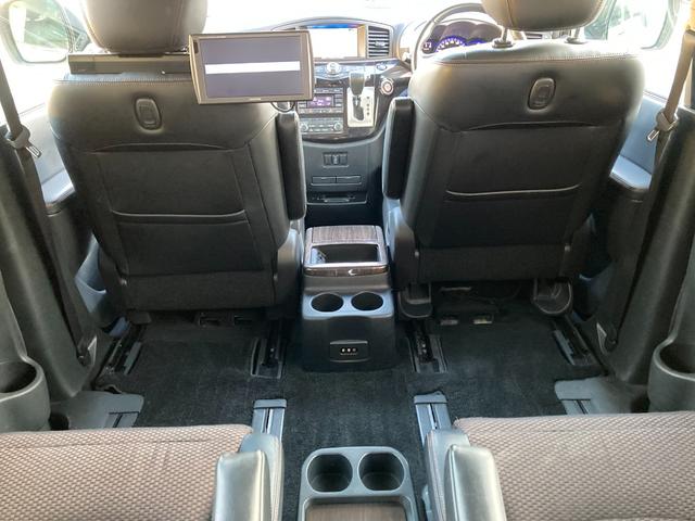 エルグランド 250ハイウェイスター 純正HDDナビ/フルセグTV アラウンドビューモニター 純正18インチAW 社外後席モニター Wエアコン オートライト 片側パワースライドドア HID フォグランプ(40枚目)
