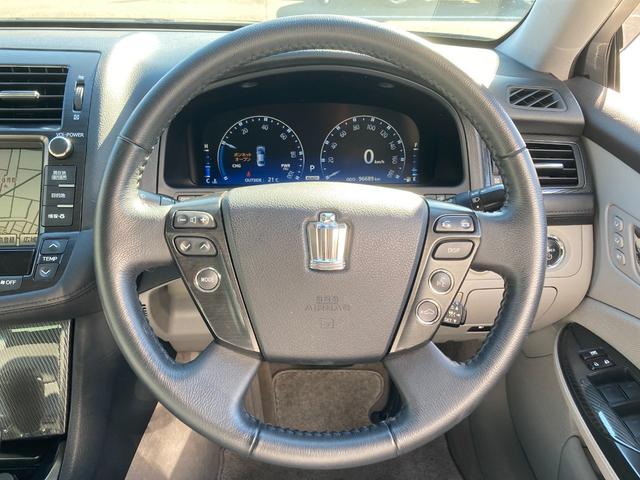 クラウンハイブリッド スタンダードパッケージ 純正HDDナビ/ワンセグTV/バックカメラ クルーズコントロール 純正18インチAW ドラレコ ETC スマートキー/プッシュスタート HID フォグランプ(57枚目)