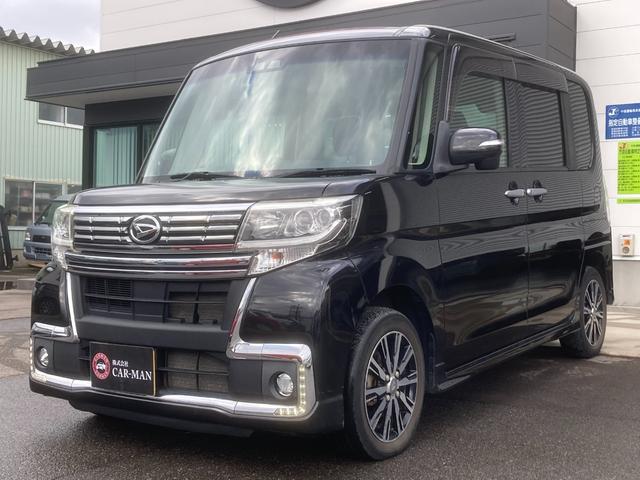 タント カスタムＸ　トップエディションＳＡＩＩＩ　純正ＳＤナビ／フルセグＴＶ／バックカメラ　スマートアシスト　左側パワースライドドア　シートヒーター　純正１４インチＡＷ　スマートキー／プッシュスタート　ＬＥＤ　フォグランプ（2枚目）