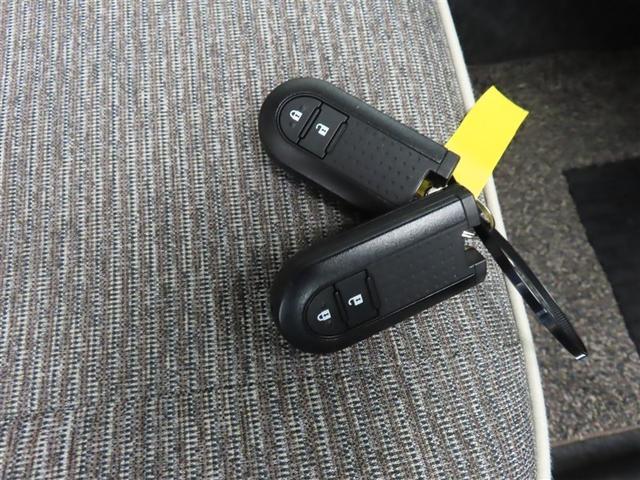 スマートキーです。バッグやポケットに携帯していれば、キーを取り出さなくてもドアの解錠・施錠ができます。エンジンの始動はブレーキを踏みながらパワースイッチをワンプッシュするだけです。