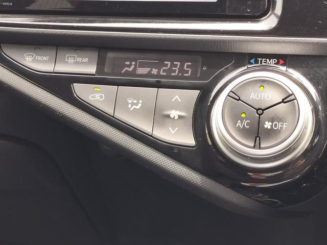 アクア S 禁煙/純正エアロ/純正ナビ/フルセグTV/BLUETOOTH/バックカメラ/BLUETOOTH/ETC/CD/DVD再生/プッシュスタート/LED/フォグ/スペアキー/オートエアコン/中期モデル(8枚目)