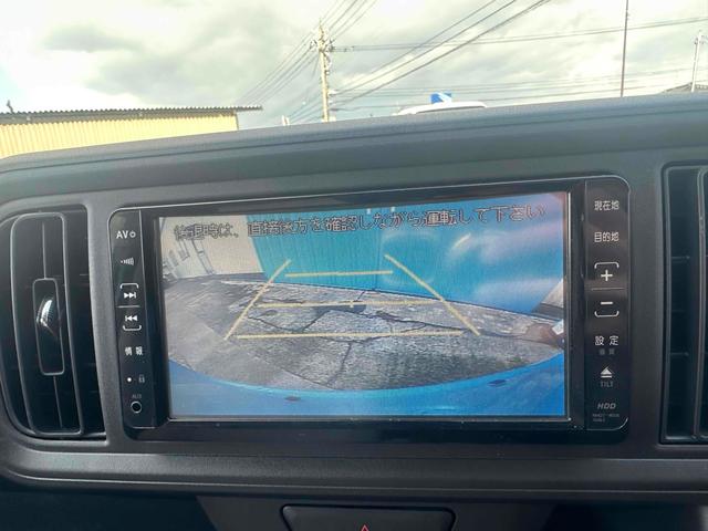 バックカメラ装備。駐車が苦手な方には欠かせません。