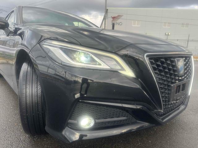 クラウンハイブリッド Ｓ　Ｃパッケージ　Ｆｏｕｒ　４ＷＤ　メーカーナビ　ＴＶ　パワーシート　ステア＆シートヒーター　クリアランスソナー　ＬＴＡ　レーダークルーズ　トヨタセーフティセンス　バックカメラ　アルミホイール　オートハイビーム　ＬＥＤヘッド（34枚目）