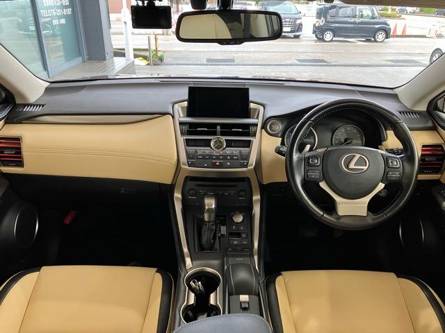 NX NX200t Iパッケージ 純正地デジSDナビ バック・サイドカメラ ベージュレザーシート 前席シートヒーター パワーシート シートメモリー プリクラッシュ レーダークルコン ステアリングヒーター ドラレコ エンケイ18AW(7枚目)