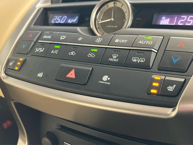 NX NX200t Iパッケージ 純正地デジSDナビ バック・サイドカメラ ベージュレザーシート 前席シートヒーター パワーシート シートメモリー プリクラッシュ レーダークルコン ステアリングヒーター ドラレコ エンケイ18AW(18枚目)