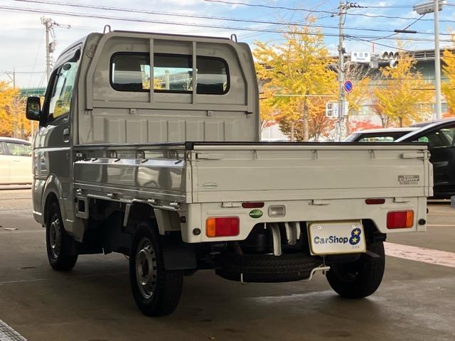 キャリイトラック KCエアコン・パワステ 4WD 5MT 純正AM/FMラジオ 荷台マット 3方開(5枚目)