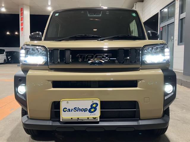 タフト Ｇ　車検整備付　純正９型地デジナビ　前後メッキガーニッシュ　ブラックパック　バックカメラ　スマートアシスト　スカイフィールトップ　シートヒーター　ＬＥＤヘッド　Ａストップ　スマートキー　ドラレコ　ＥＴＣ（3枚目）