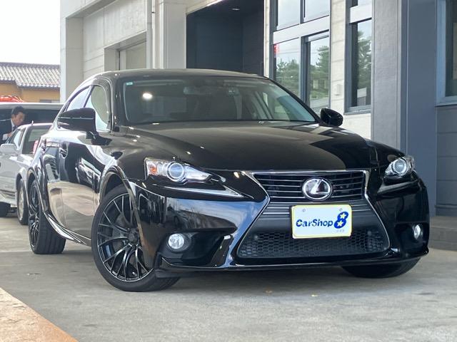 ＩＳ ＩＳ３５０　バージョンＬ　純正地デジナビ　黒レザーシート　Ｂカメラ　シートヒーター　ベンチレーション　メモリー機能付パワーシート　パドルシフト　ＥＴＣ　ＨＩＤヘッドライト　ステアリングスイッチ　Ｗｅｄｓ　Ｓｐｏｒｔ１８ＡＷ（2枚目）