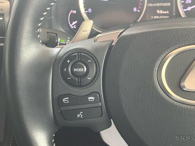 ＩＳ ＩＳ３５０　バージョンＬ　純正地デジナビ　黒レザーシート　Ｂカメラ　シートヒーター　ベンチレーション　メモリー機能付パワーシート　パドルシフト　ＥＴＣ　ＨＩＤヘッドライト　ステアリングスイッチ　Ｗｅｄｓ　Ｓｐｏｒｔ１８ＡＷ（19枚目）