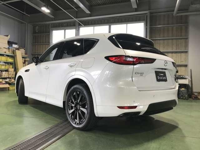 CX-60 3.3 XDハイブリッド エクスクルーシブ スポーツ ディー 盗難防止装置付 MRCC 本革シート スマートキー 横滑り防止装置 LEDヘッドライト メモリーナビ ETC シートヒーター パワーシート バックカメラ 4WD アイドリングストップ ナビ&TV(2枚目)