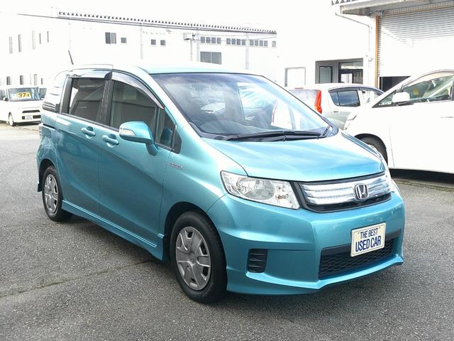 フリードスパイクハイブリッド ジャストセレクション ギャザズHDDナビ ワンセグ DVD再生可 Bカメラ HID オートライト ETC キーレス クルコン ETC 左パワースライド(6枚目)